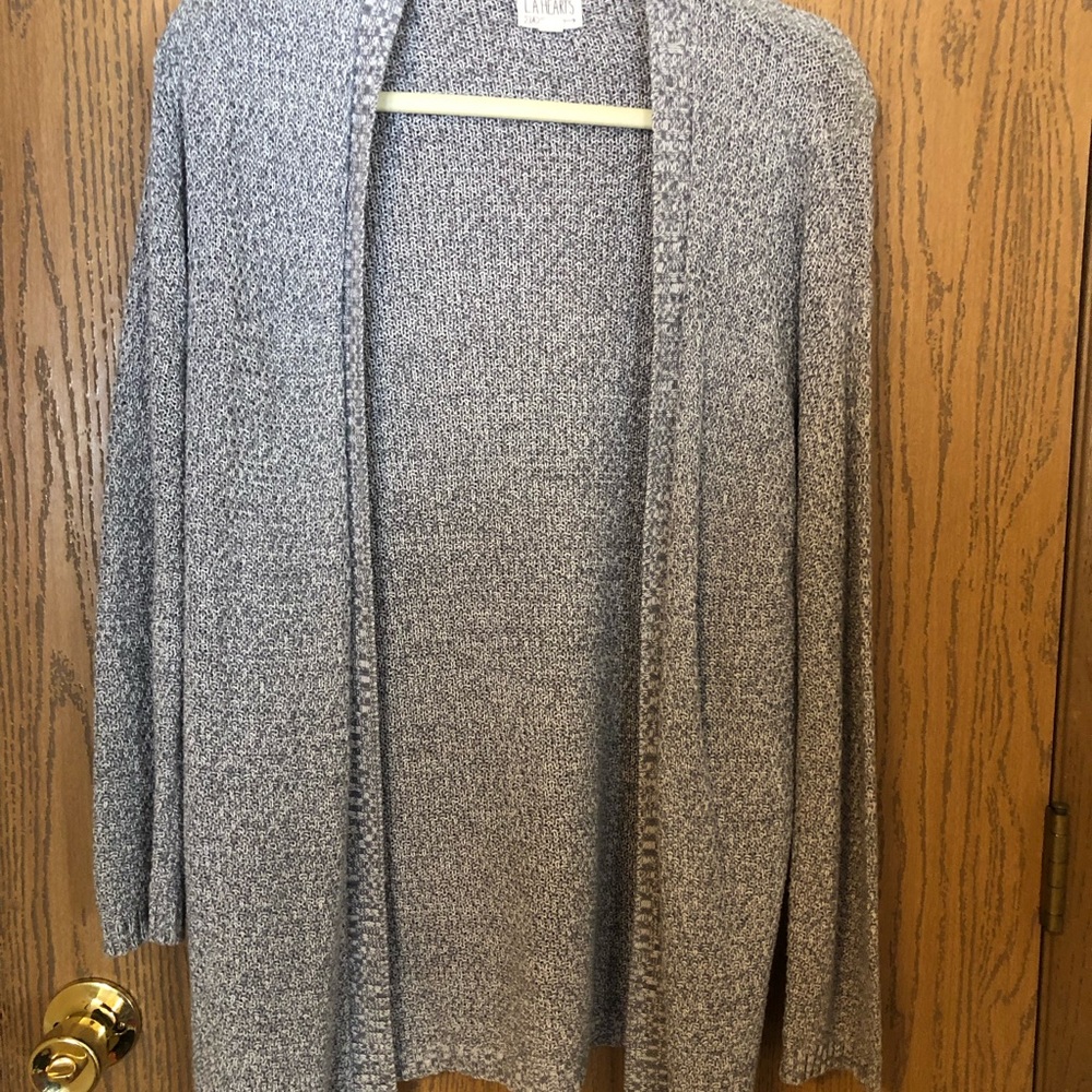 PACSUN Long Gray Cardigan